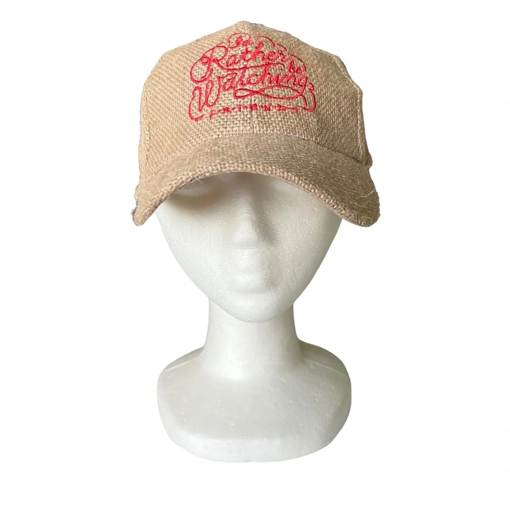 CULTUREFLY I’d Rather Be Watching Friends Straw NET Ball Cap